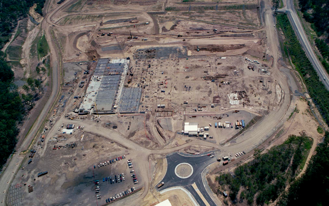 Orion Town Centre roadworks and creek rehabilitation